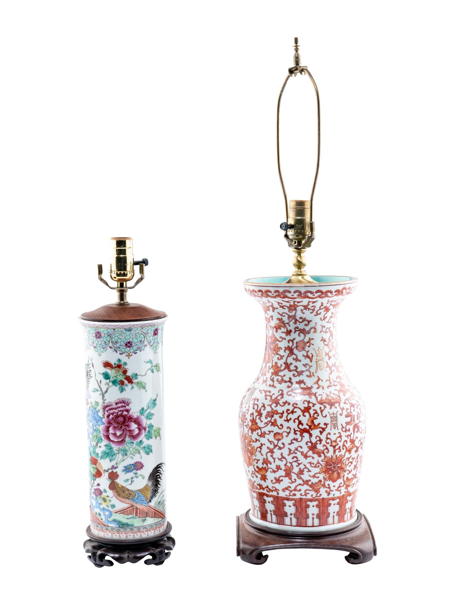 Two Chinese Porcelain Vases