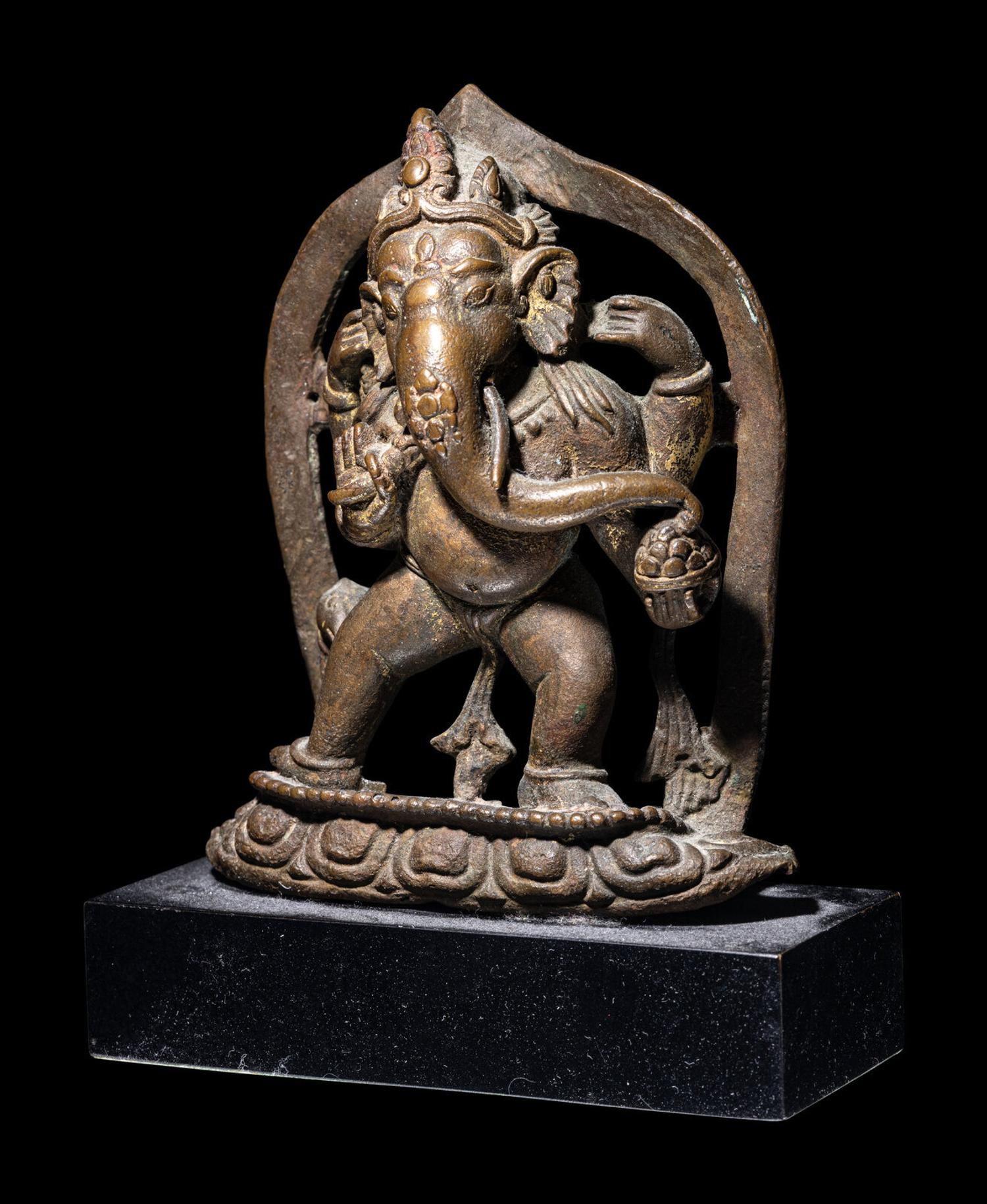 Five Nepalese Bronze Figures of Deities