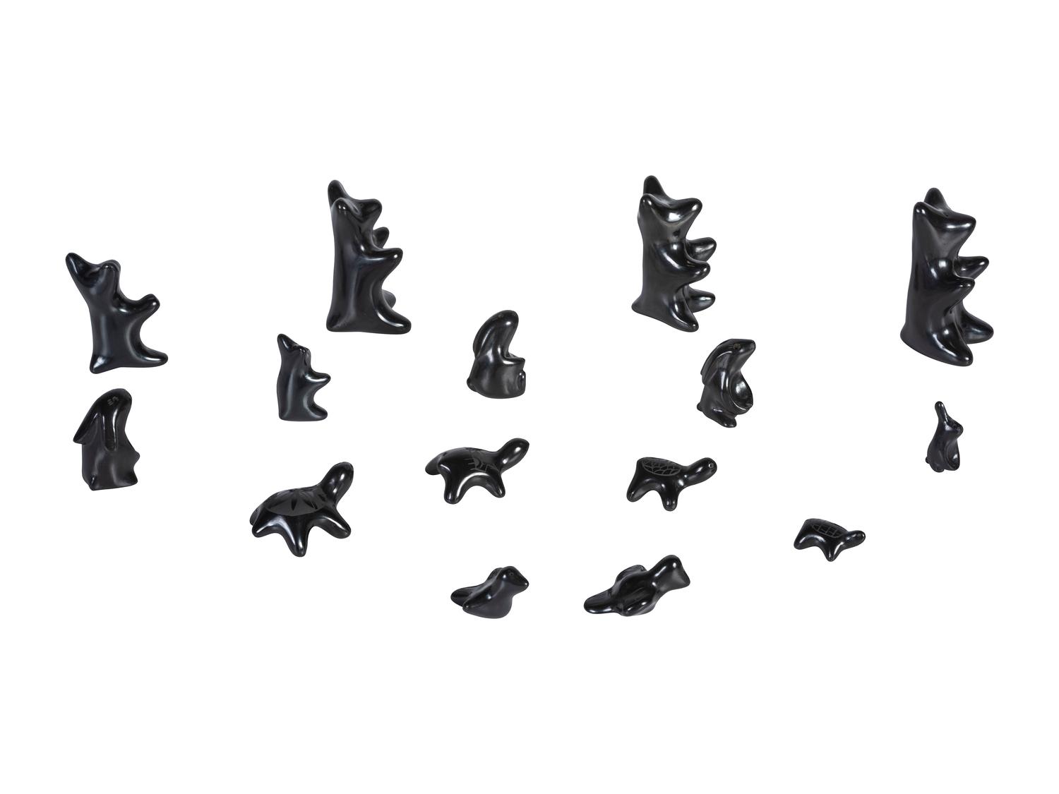 Assortment of Blackware Pottery Animals