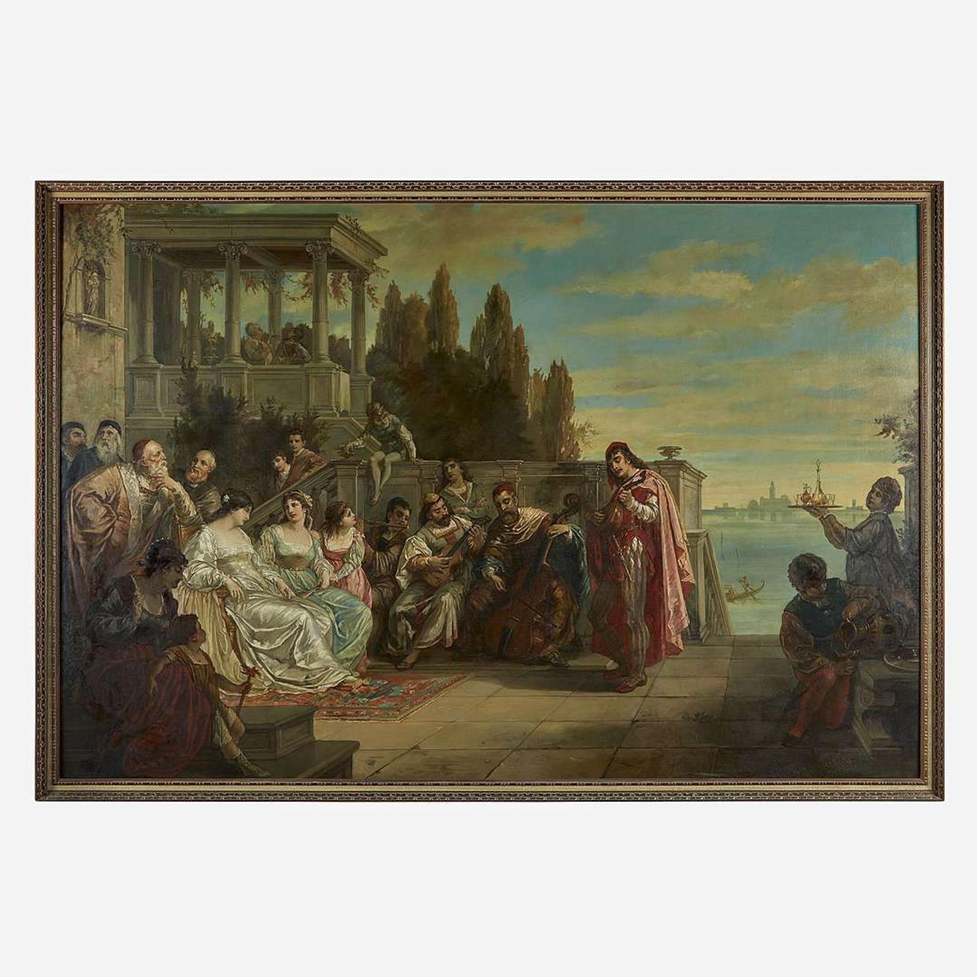 Augusto Wolf (German/Italian, 1842–1915) The Venetian Festival