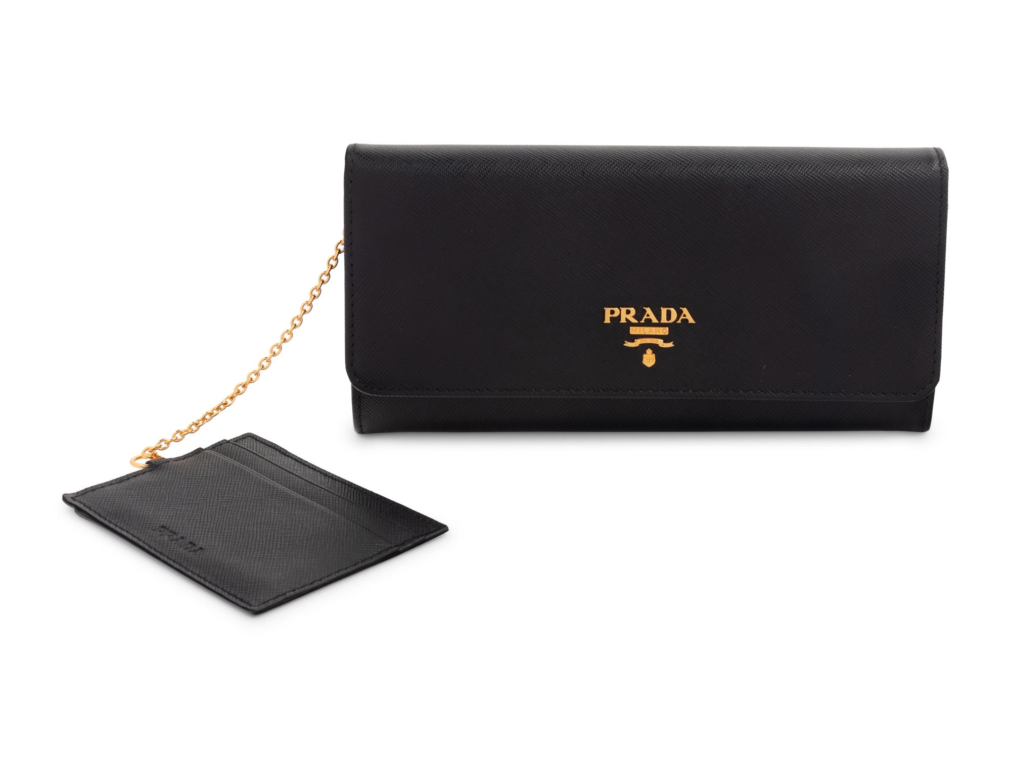 Prada Large Saffiano Wallet, 2014