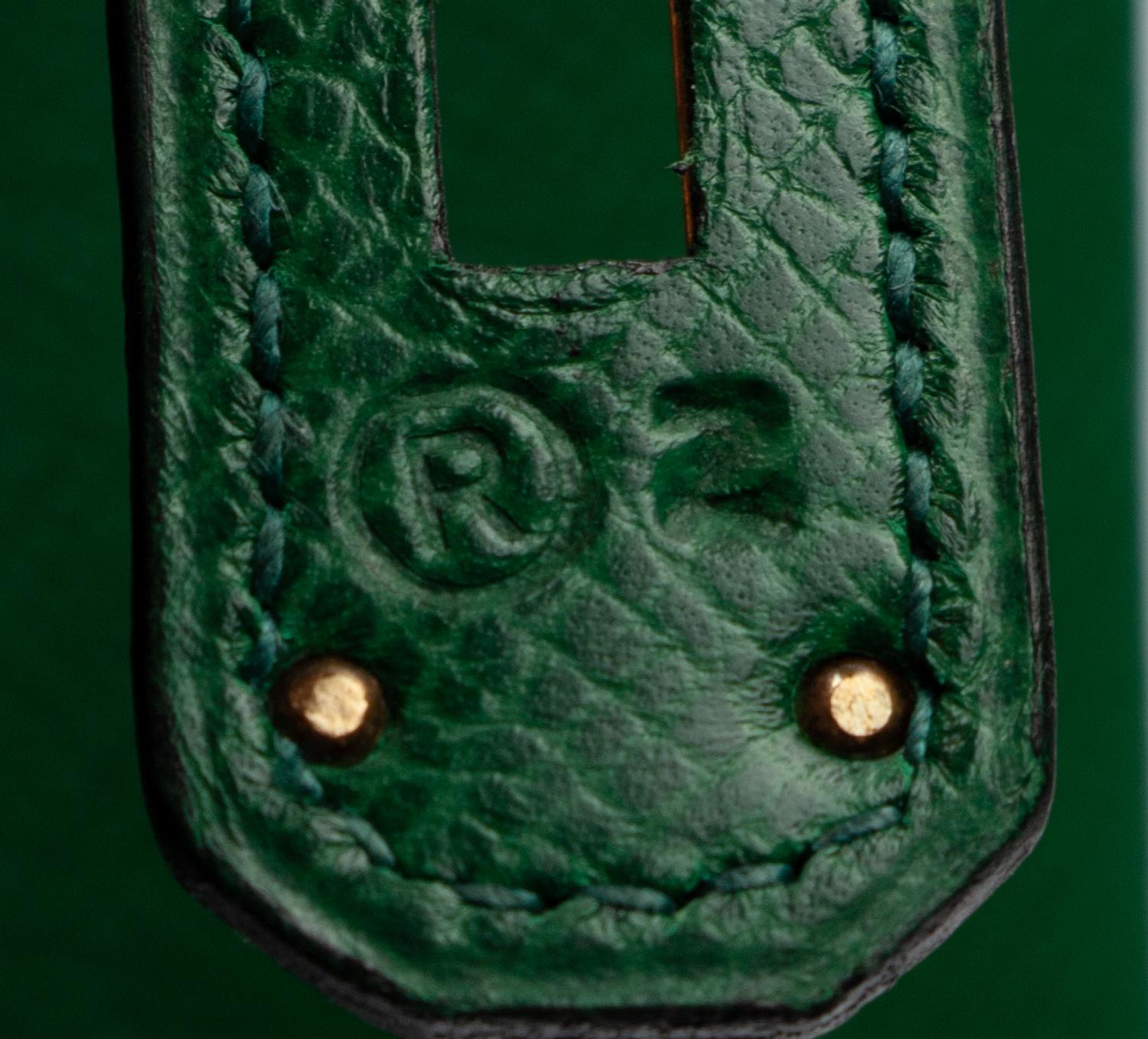 Hermès Green Kelly Bag 32cm, 1988