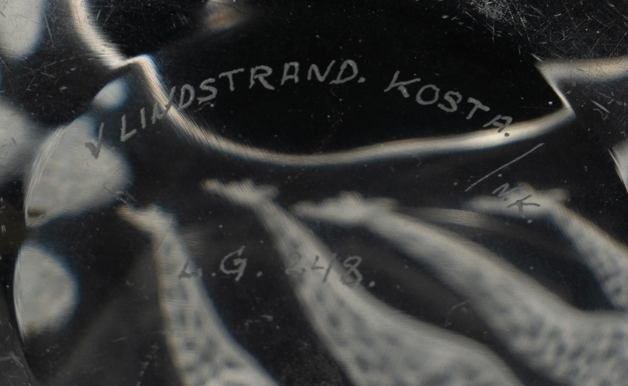 A Vicke Lindstrand for Kosta Boda Vase