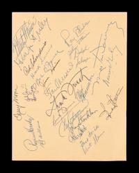 A Multi Signed Vintage 1958 Baseball Writers Dinner Program Featuring Hall of Famers and Notables (Beckett Authentication Services)