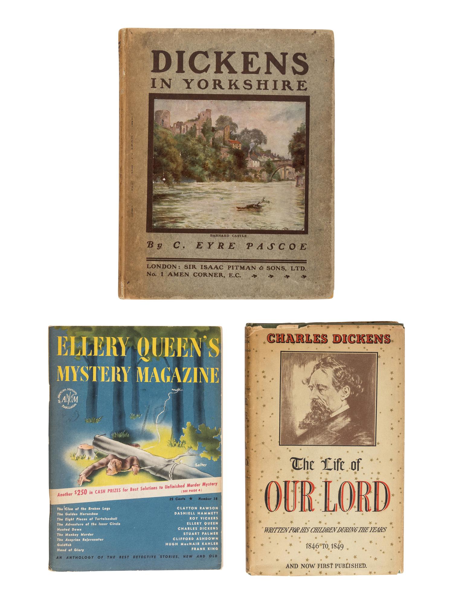 [DICKENS, Charles (1812-1870)]. A group of 9 works by or about Dickens, comprising:
