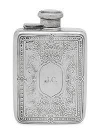A Tiffany and Co. Silver Flask
