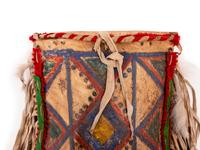Plateau Painted Parfleche Containers, Matched Pair