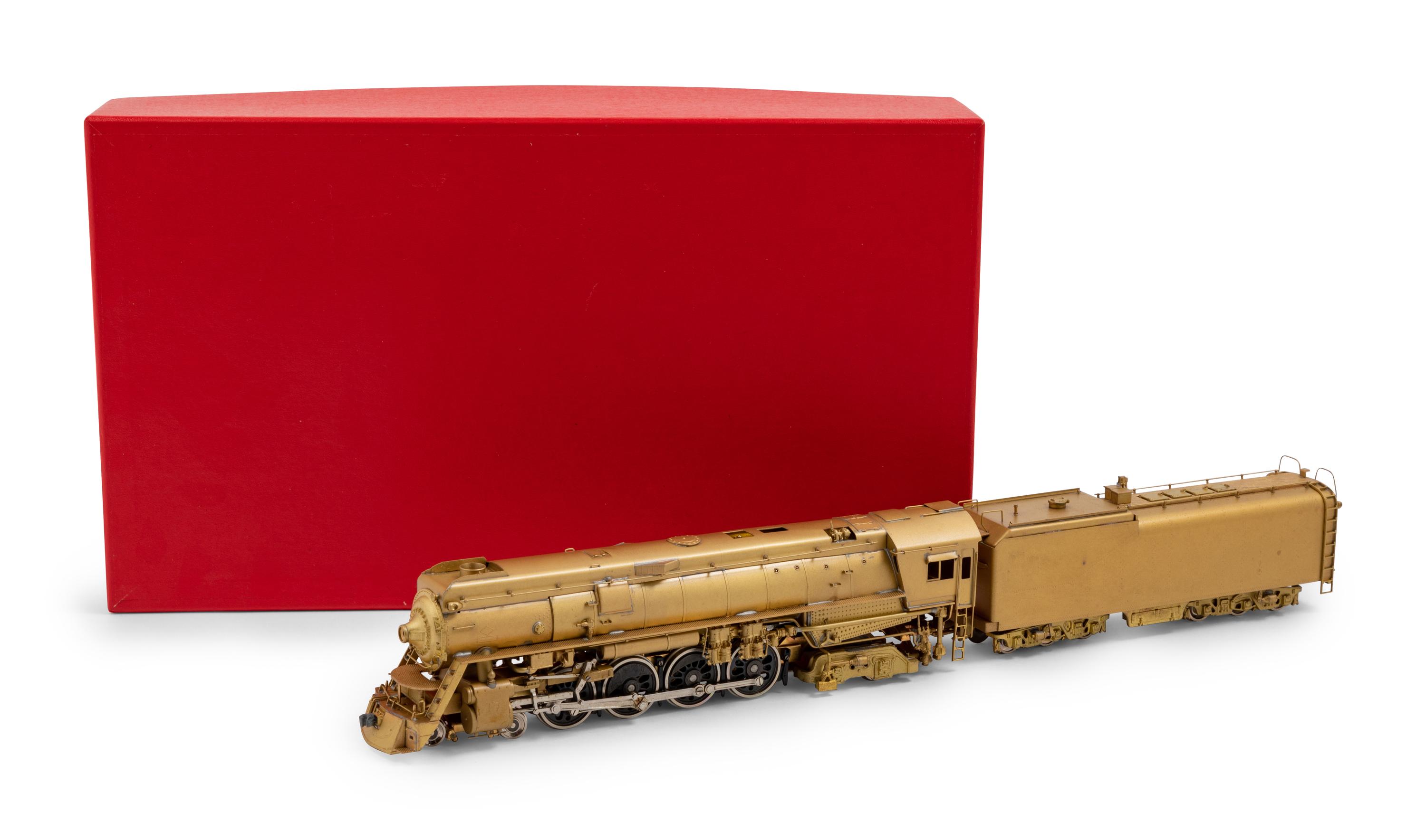 Factory Boxed Japanese Brass HO-Gauge Southern Pacific 4-8-4 Locomotive and Tender