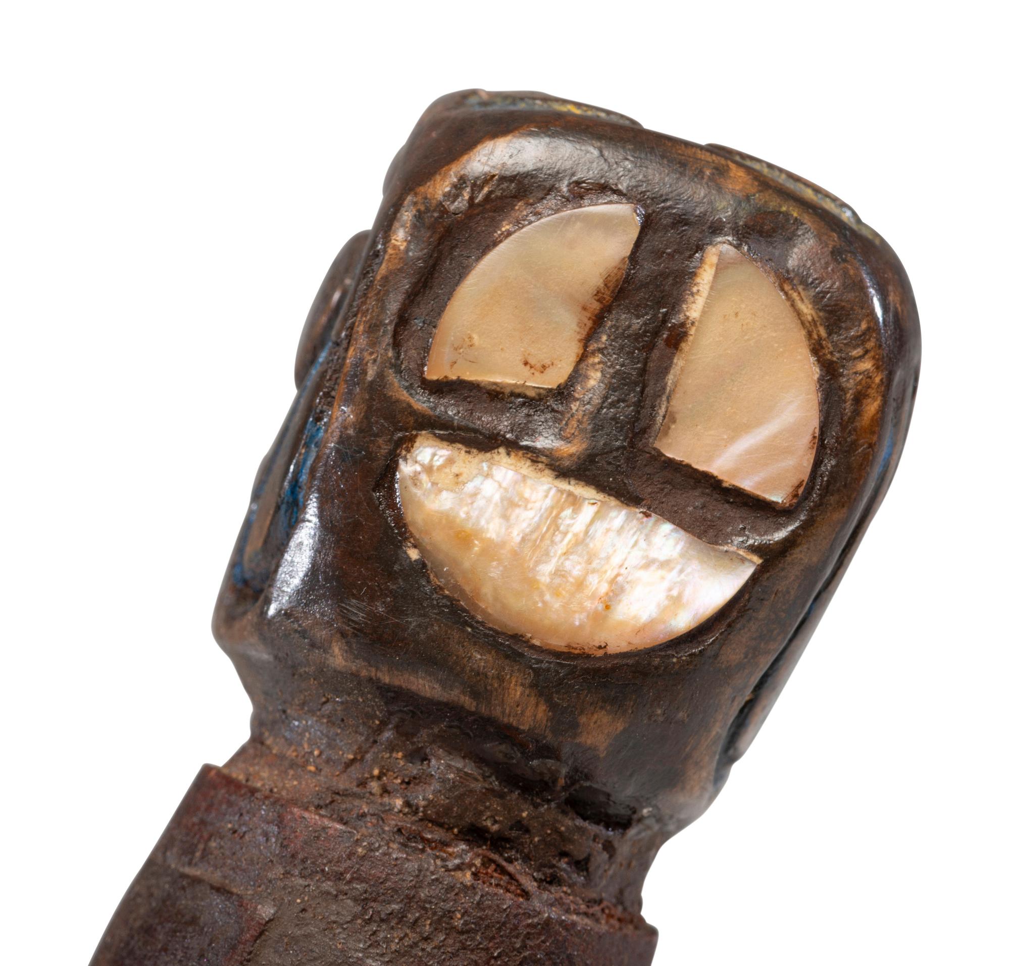Northwest Coast Carved and Painted Dagger