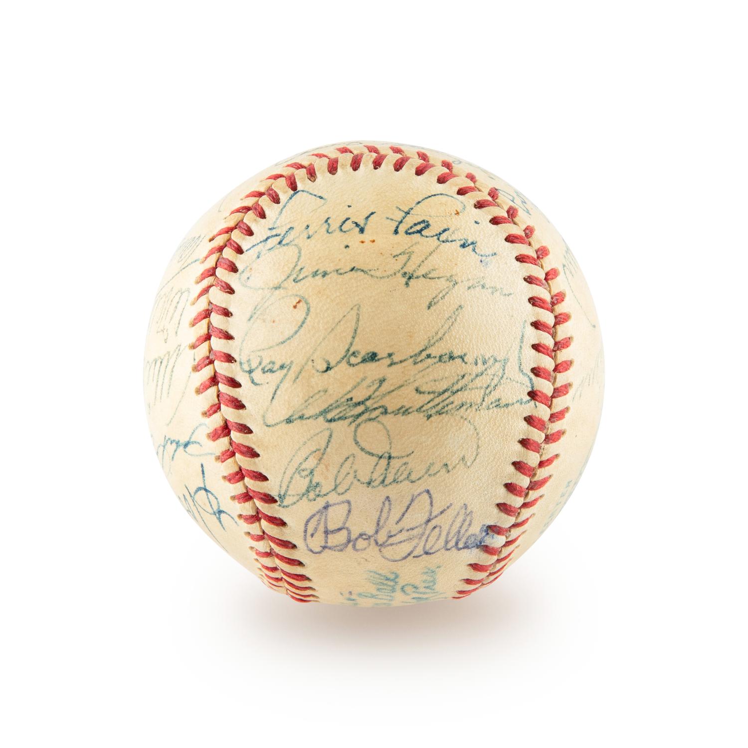 A 1950 American League All Stars Signed Autograph Baseball Including Ted Williams (Beckett Authentication Services)