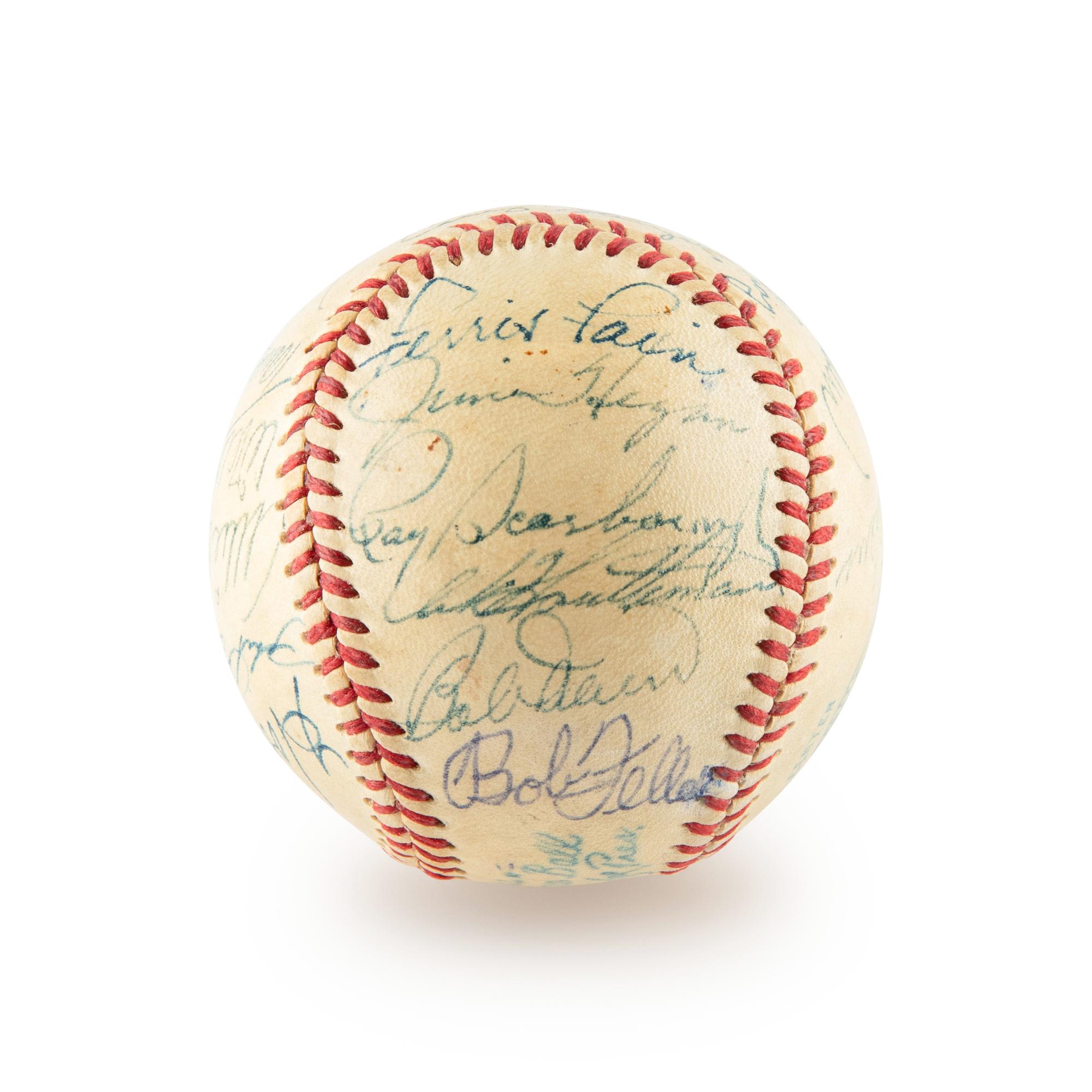 A 1950 American League All Stars Signed Autograph Baseball Including Ted Williams (Beckett Authentication Services)
