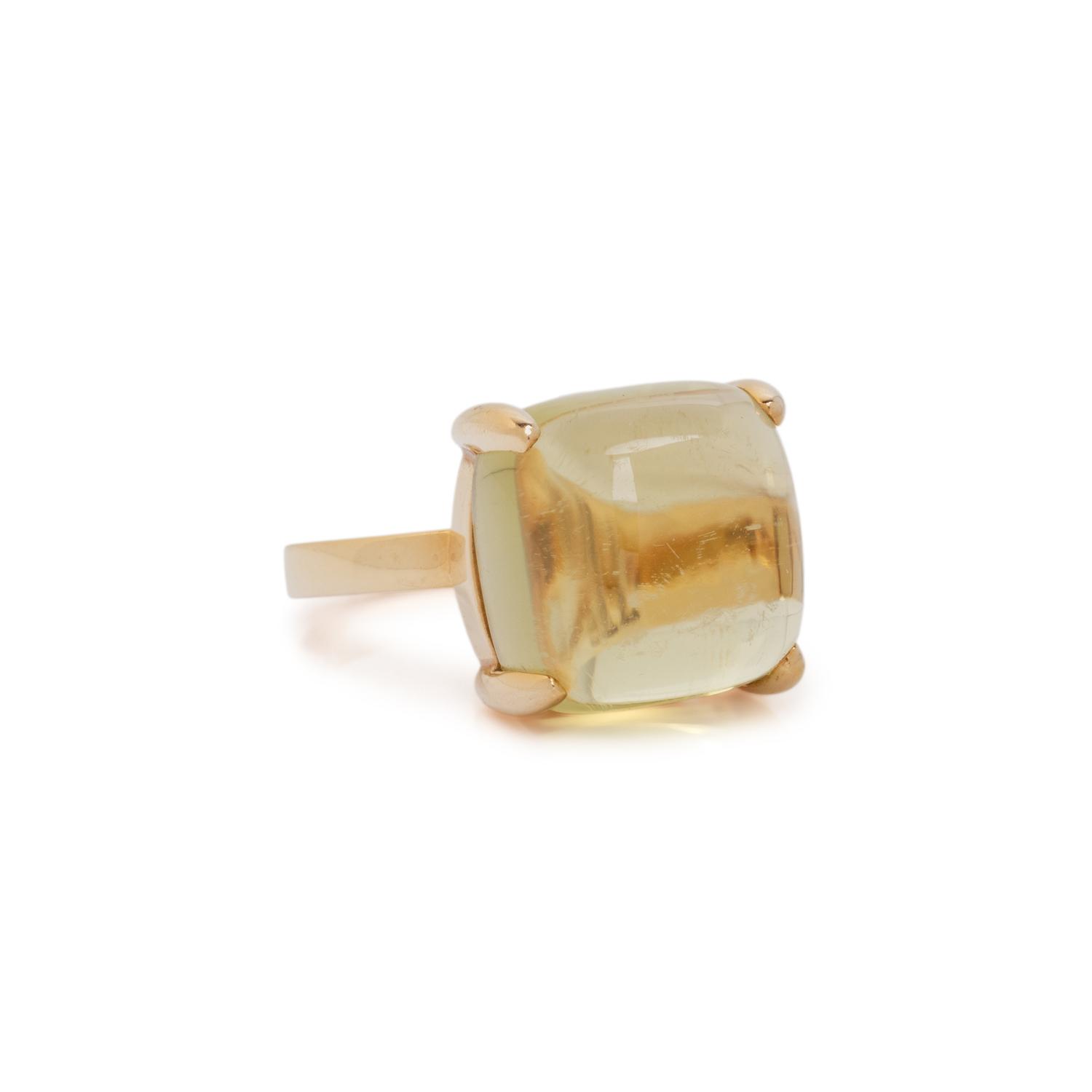 TIFFANY & CO., PALOMA PICASSO, PRASIOLITE 'SUGAR STACKS' RING