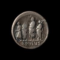 [ANCIENTS] ROMAN REPUBLIC. Marcus Junius Brutus (c. 60 BC). Ar Denarius (3.7 g, 18mm).
