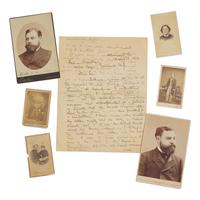 [Presidential] [Lincoln, Abraham] G roup of 7 items highlighted by photographs of Robert Todd Lincoln