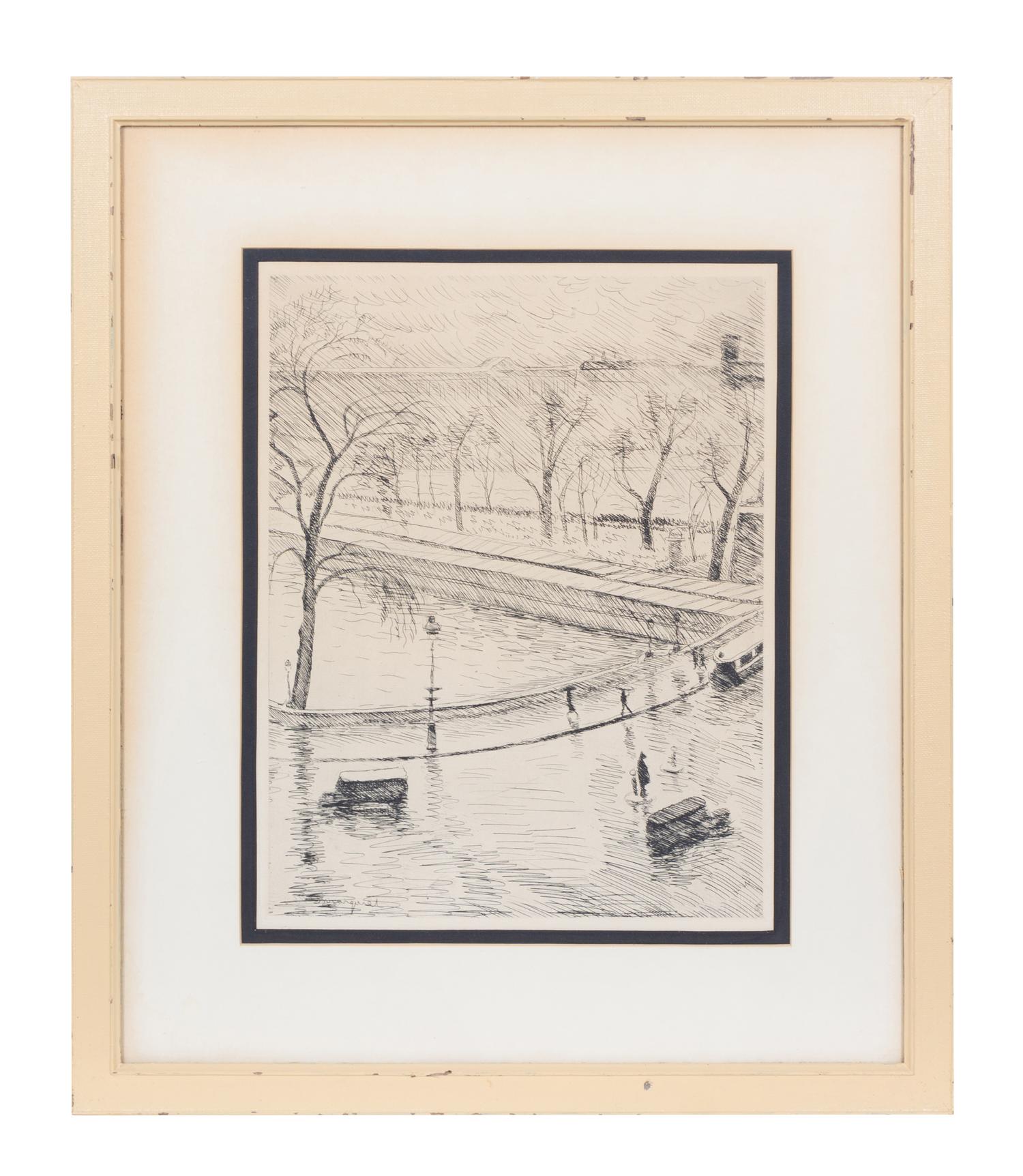 Albert Marquet (French, 1875-1947) Pluie sur La Seine a…