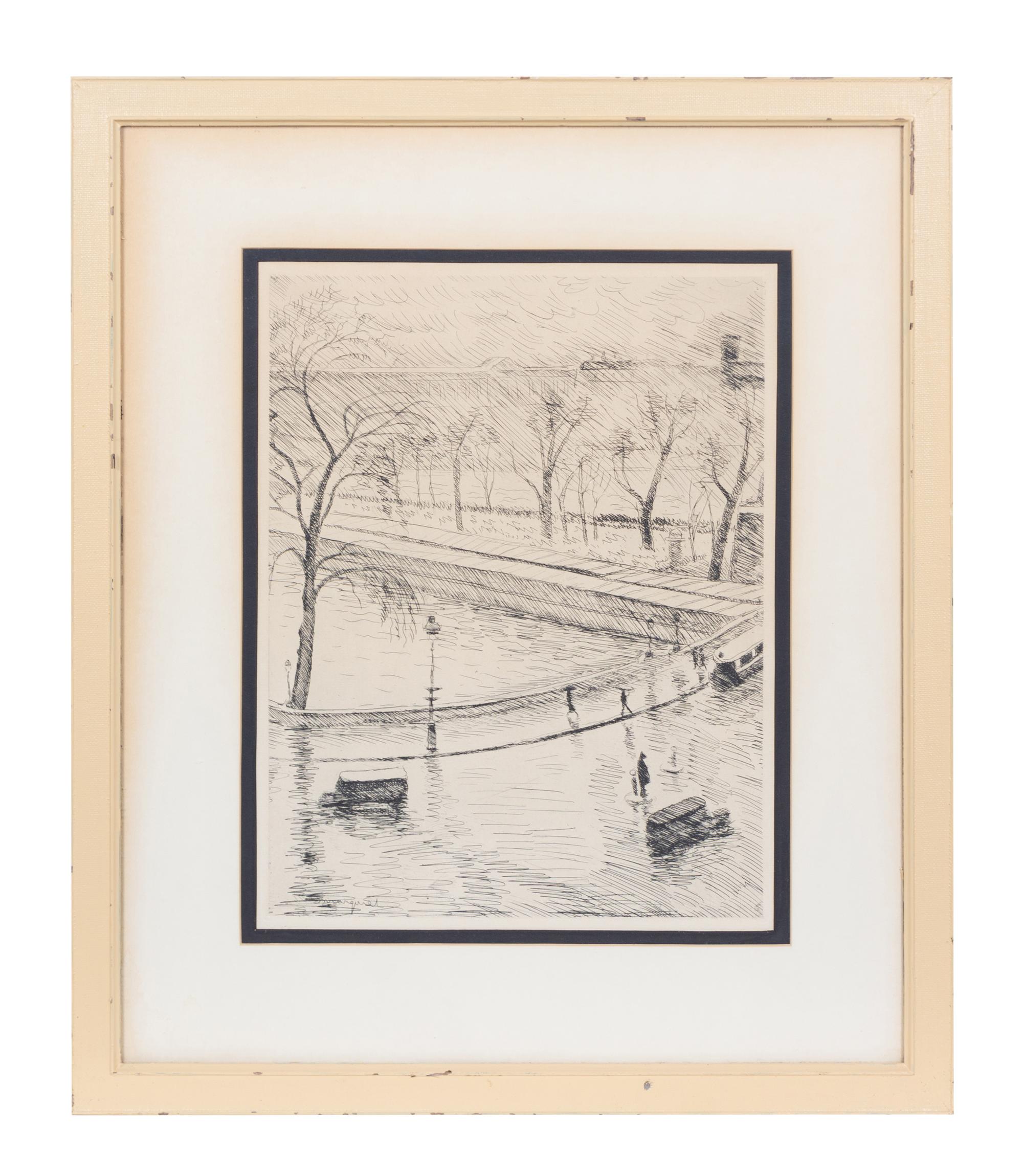 Albert Marquet (French, 1875-1947) Pluie sur La Seine a…
