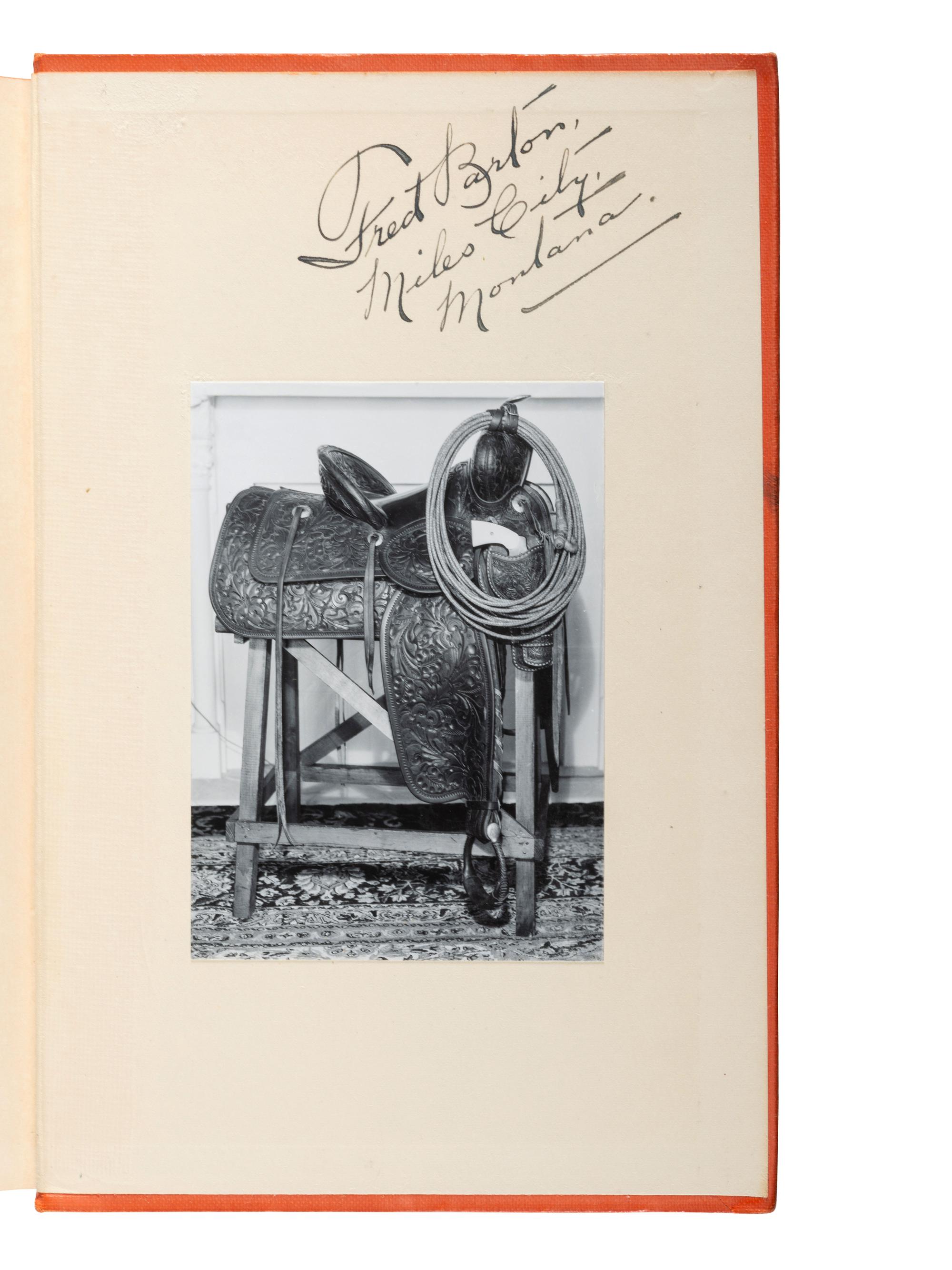 [WESTERN AMERICANA]. Fred Barton Library related to Charles M. Russell and the Old West.