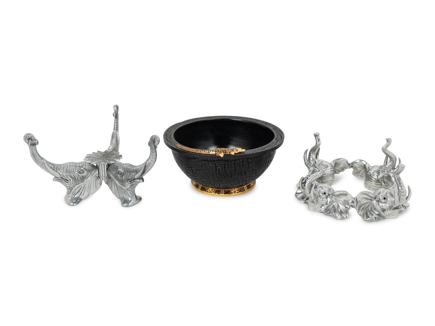 Three Zoomorphic Decorative Articles