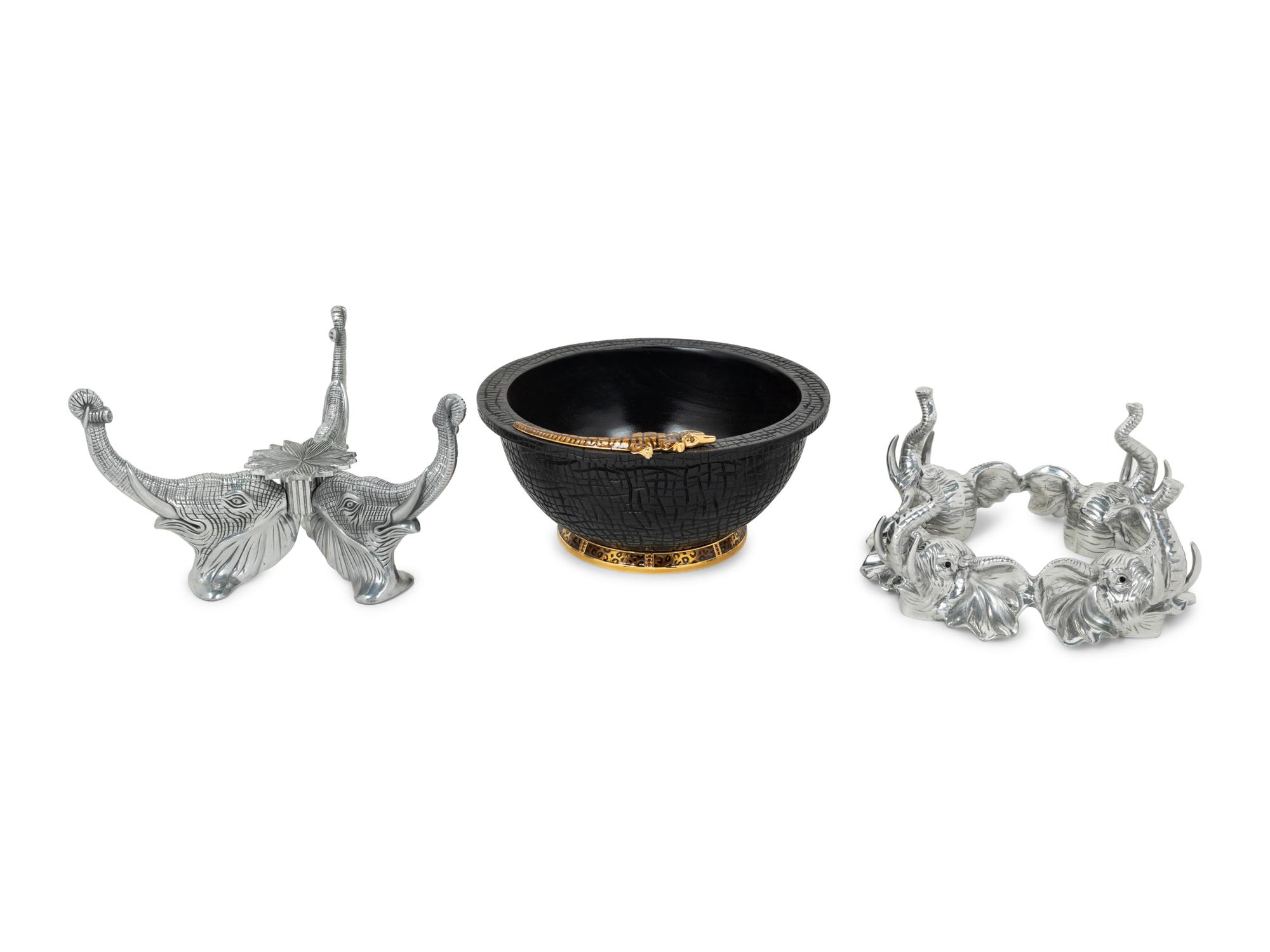 Three Zoomorphic Decorative Articles