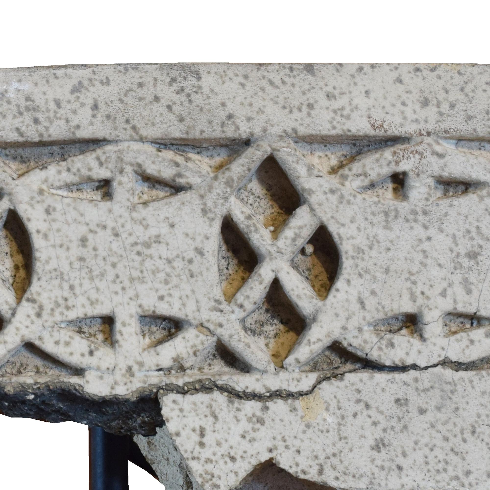A Sullivan Designed Terra Cotta Facade Fragment from the Gage Building 10" W x 4" D x 7" H — United States, Circa 1898