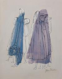 Ben Shahn, (American, 1898-1969), To Days of Childhood, 1968, from Rilke Portfolio