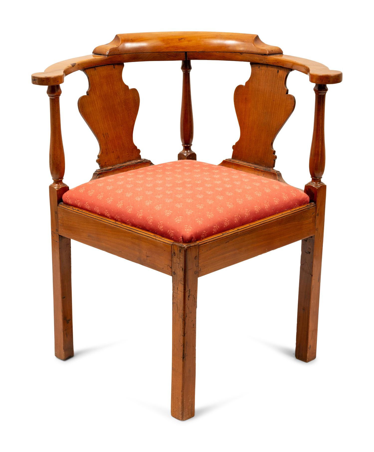 A George III Style Corner Chair
