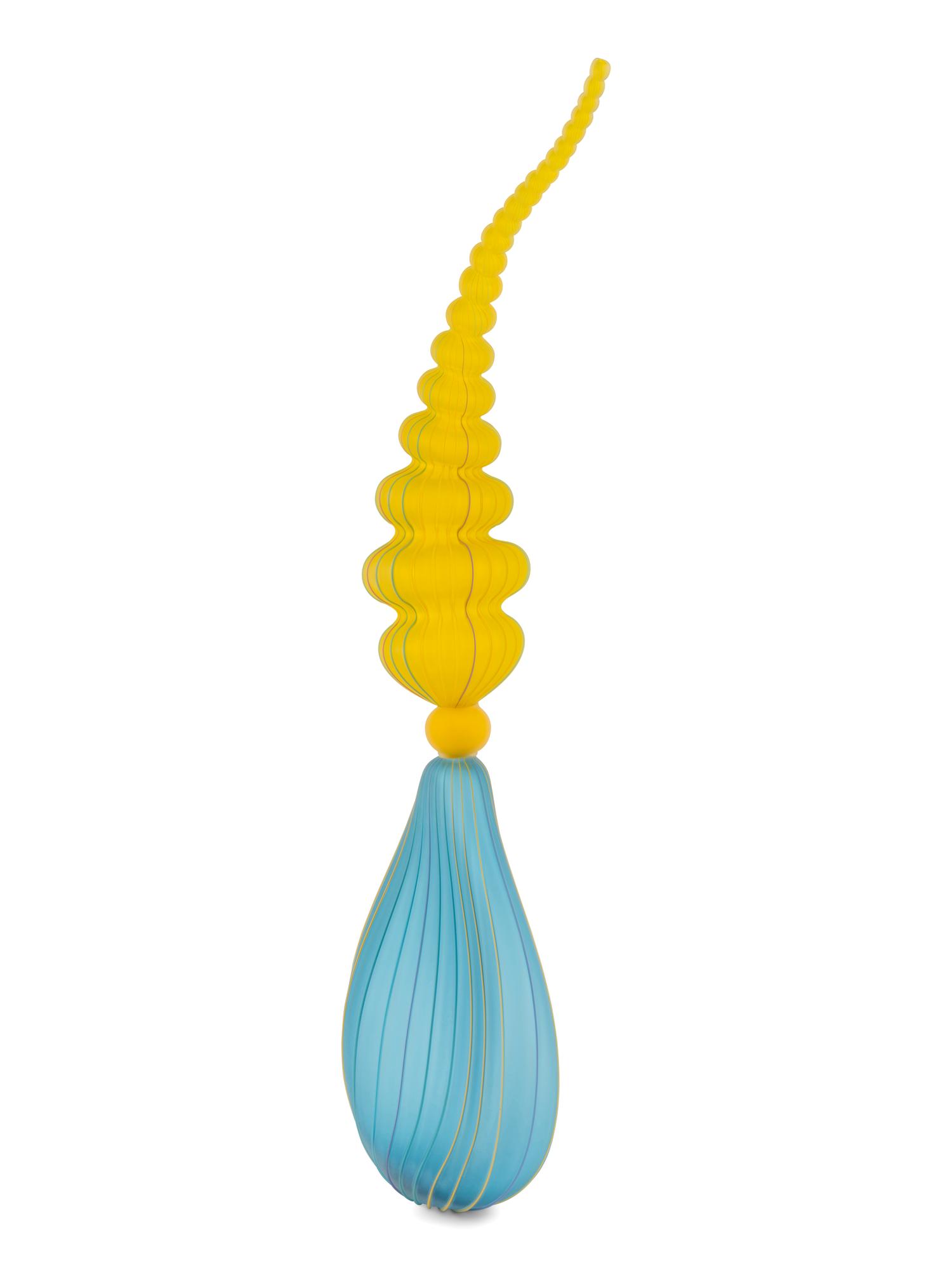 Sculpture (Articulated Corn Yellow Aquamarine Blue Daffodil)