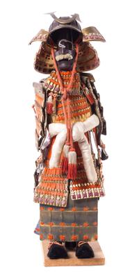 A Samurai Doll's Suit of Armor Height 24 inches.