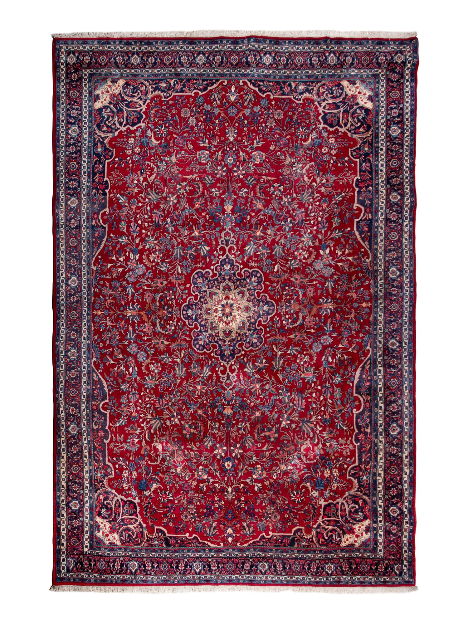 A Kashan Wool Rug