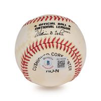 A Willie Mays Single Signed Autograph Baseball (Beckett Authentication Services Letter)