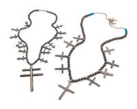 Navajo or Pueblo Cross Necklaces