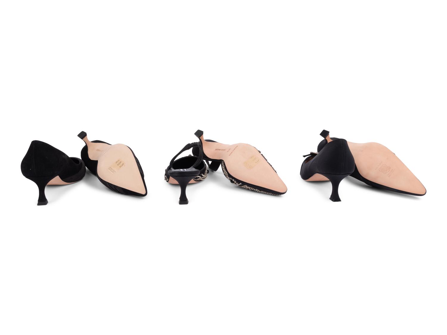 Nine Pairs of Unworn Manolo Blahnik Shoes