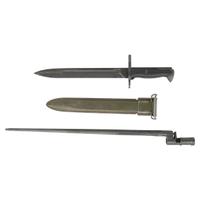 Lot of Two Bayonets: US M1 Bayonet by Utica Cutlery & Co. and Soviet M91/30 Spike Bayonet