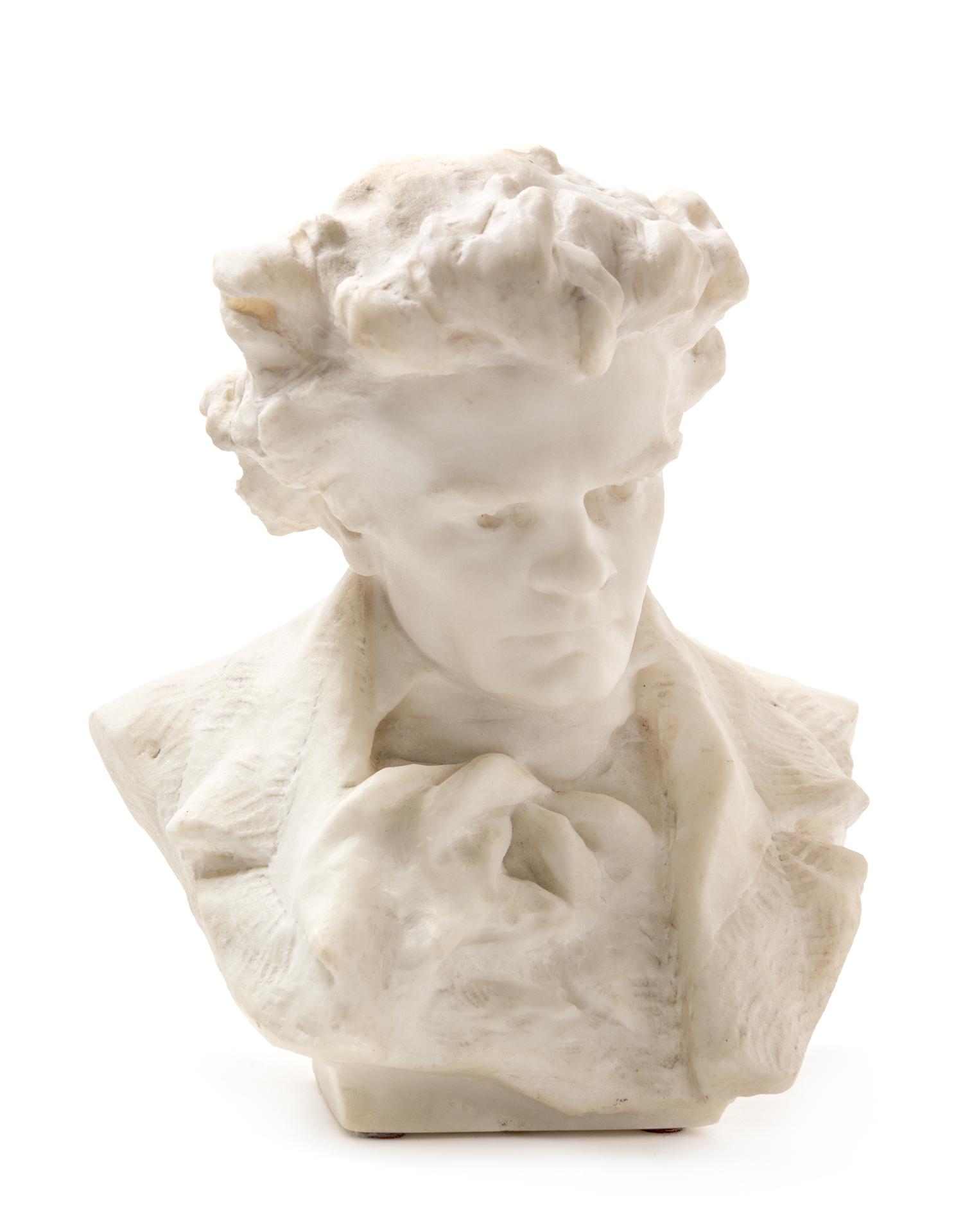 George Julian Zolnay, (American, 1863-1949), Bust of Beethoven