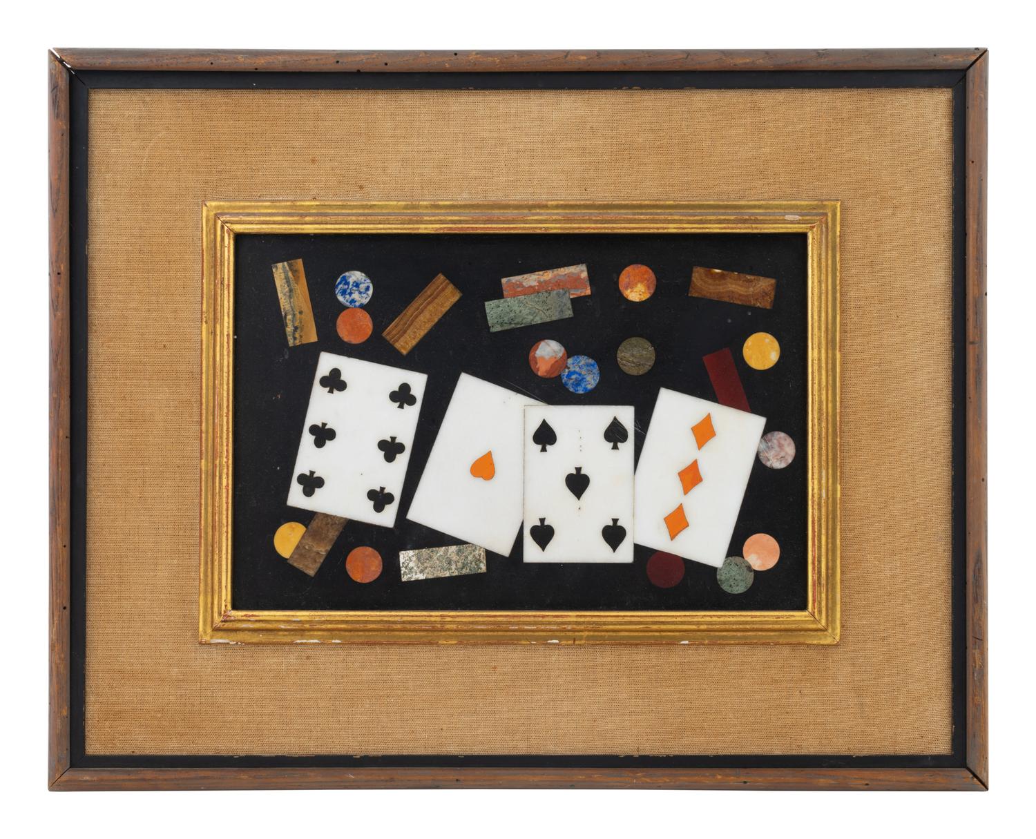 An Italian Pietra Dura Panel — CIRCA 1900