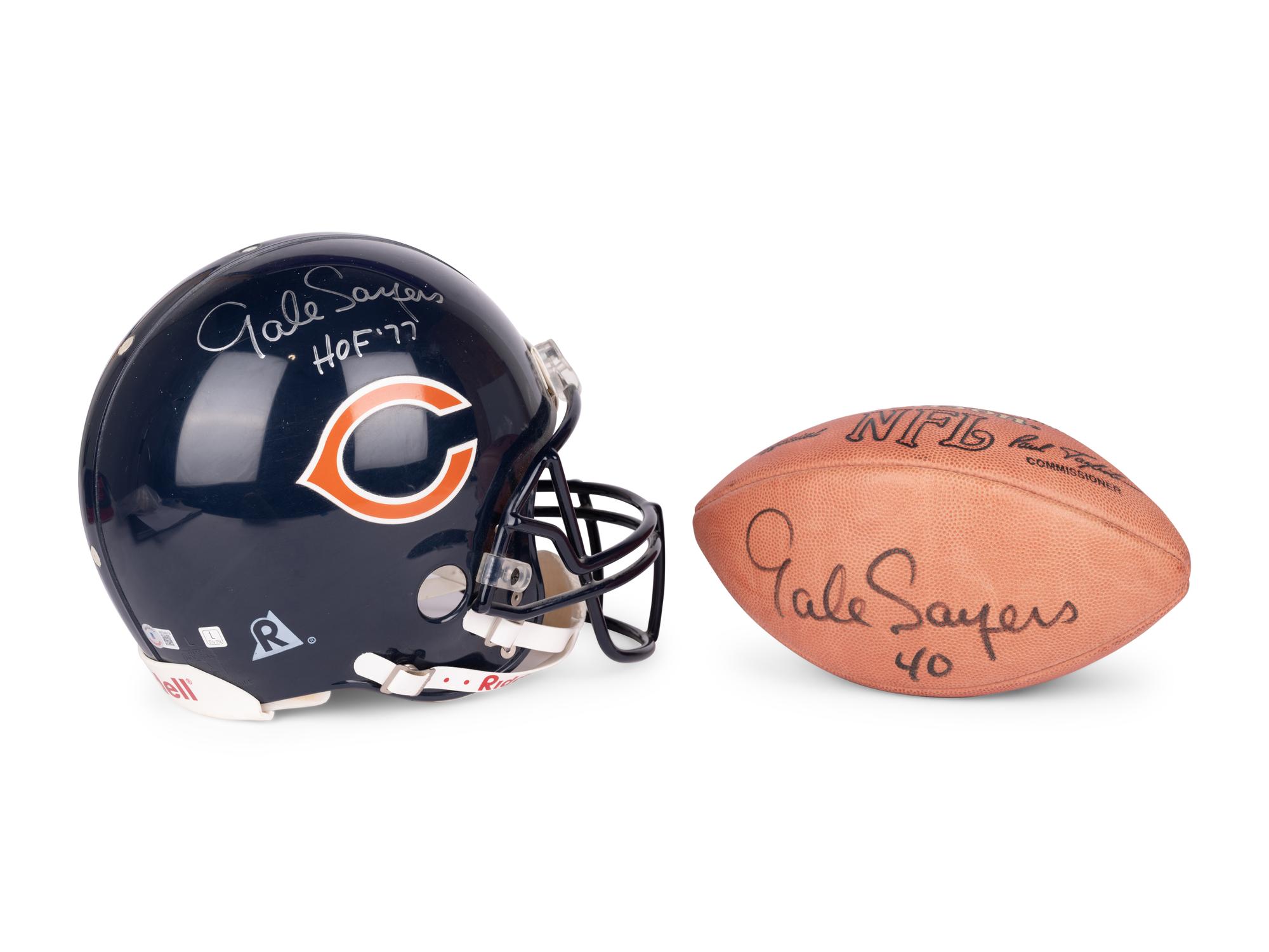 A Group of Gale Sayers Signed Autograph Items (Beckett Authentication Services BAS Certified),