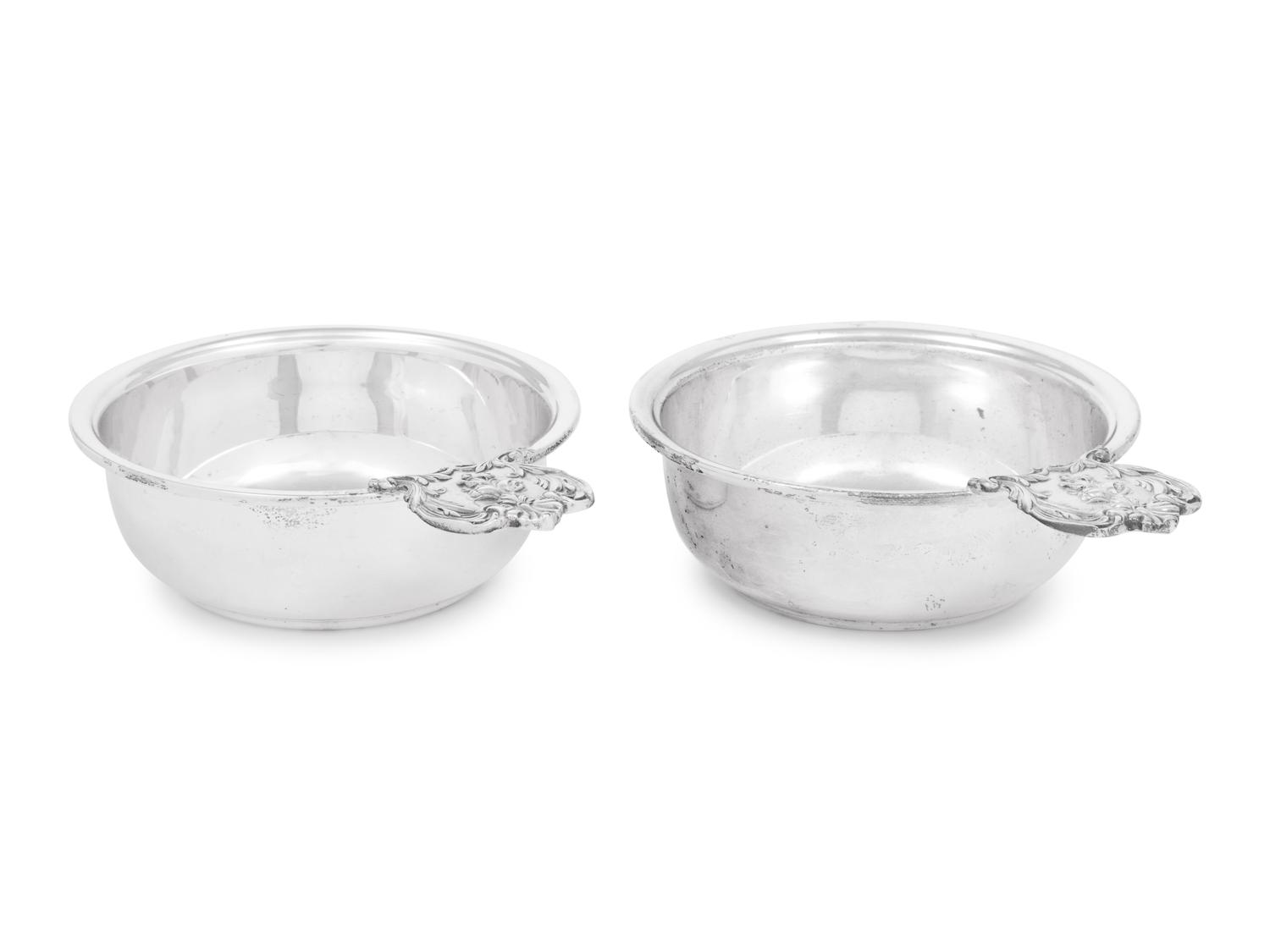 A Pair of Reed & Barton Francis I Silver Porringers