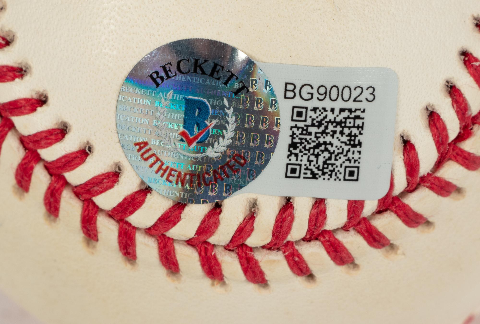 A Group of 16 Hall of Fame Signed Autograph Baseballs (Beckett Authentication Services BAS Certified),