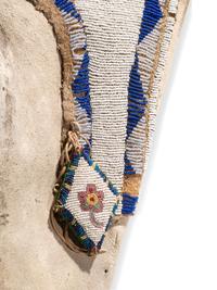 Plateau Child's Beaded Hide Cradleboard