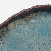 June Schwarcz (American, 1918-2015) Polychrome Enamel Vessel, USA, 2000