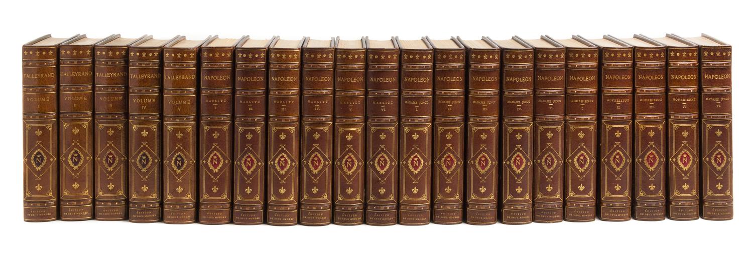 (BONAPARTE, NAPOLEON). [The Life and Memoirs of Napoleon, Madame Junot and Prince de Talleyrand.]. London, n.d. Limited edition.