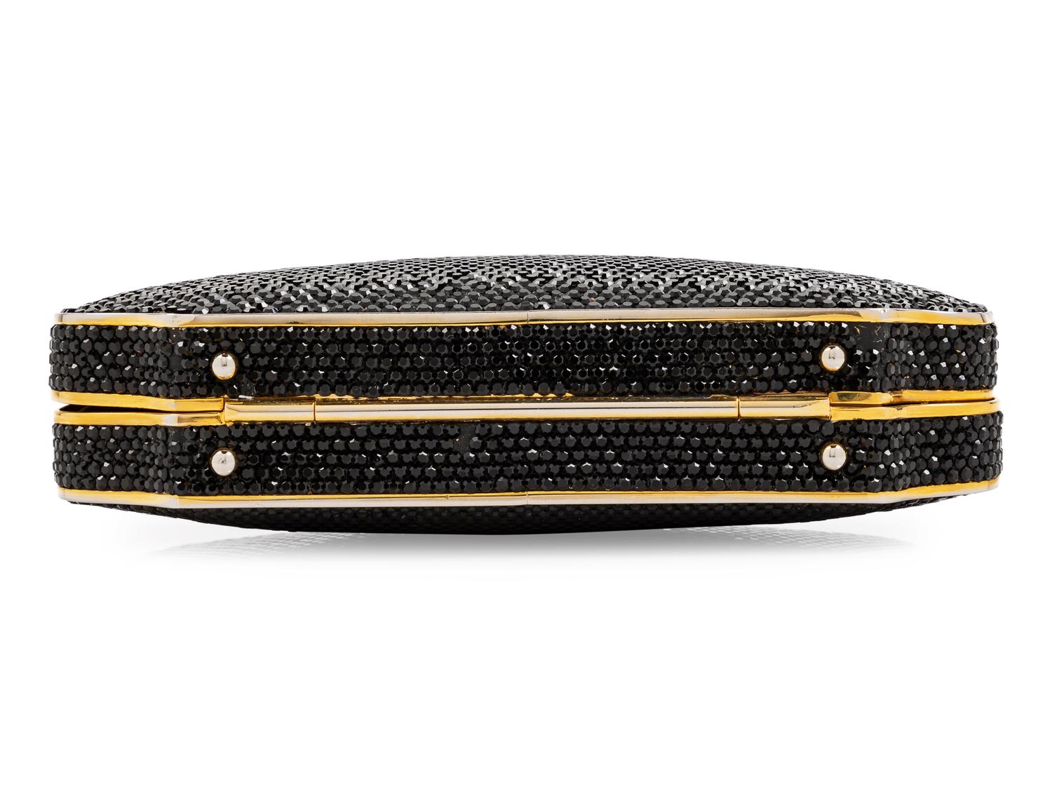 A Judith Leiber Black Minaudiere