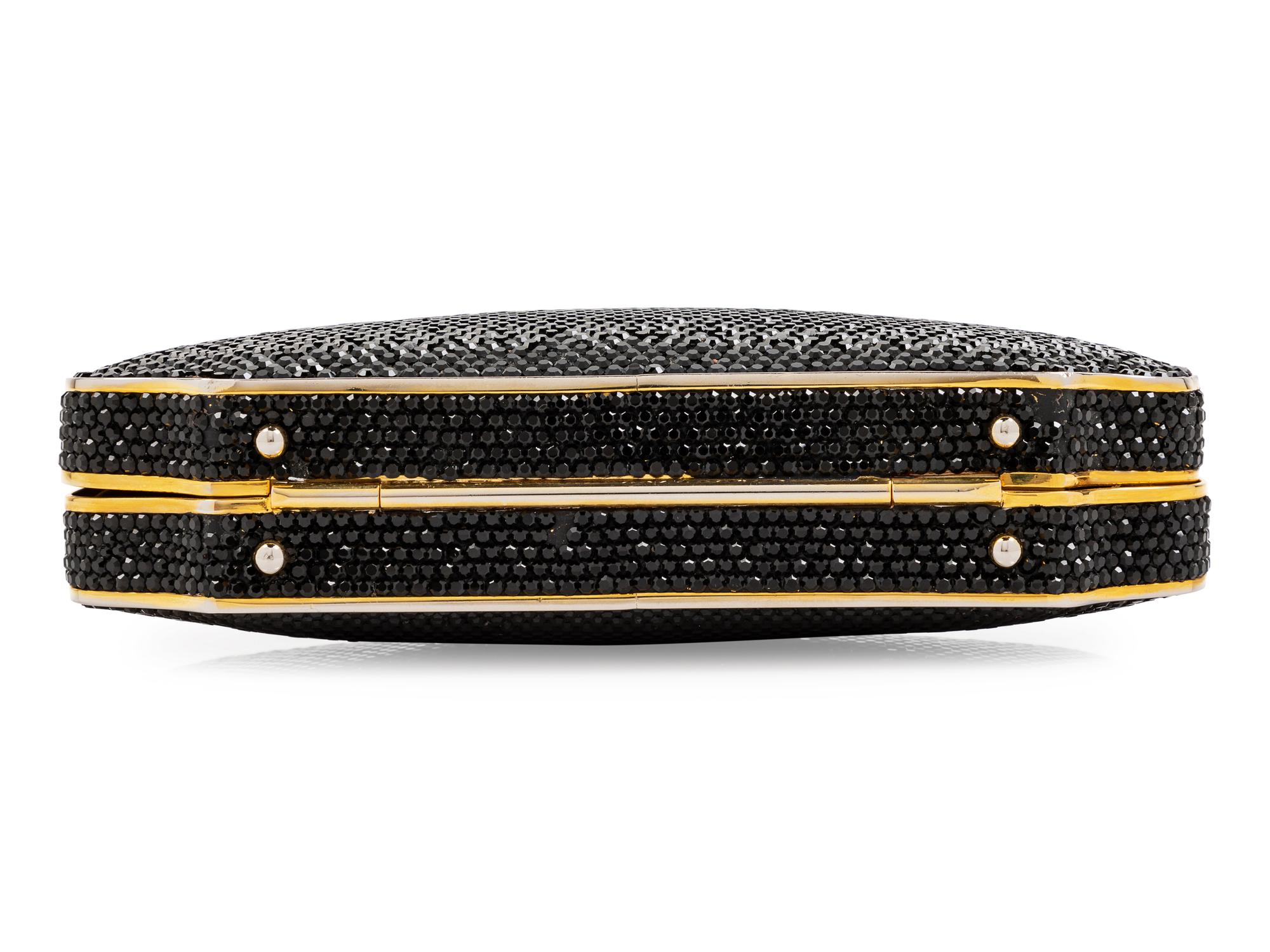 A Judith Leiber Black Minaudiere