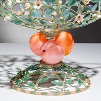 Kari Russell-Pool (American, b. 1967) — Peach Cluster Trophy from the Wish Bowl series