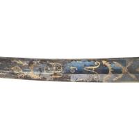 Philadelphia Bird's Head Pommel Silver Hilted Officer's Saber with Silver Mounted Leather Scabbard