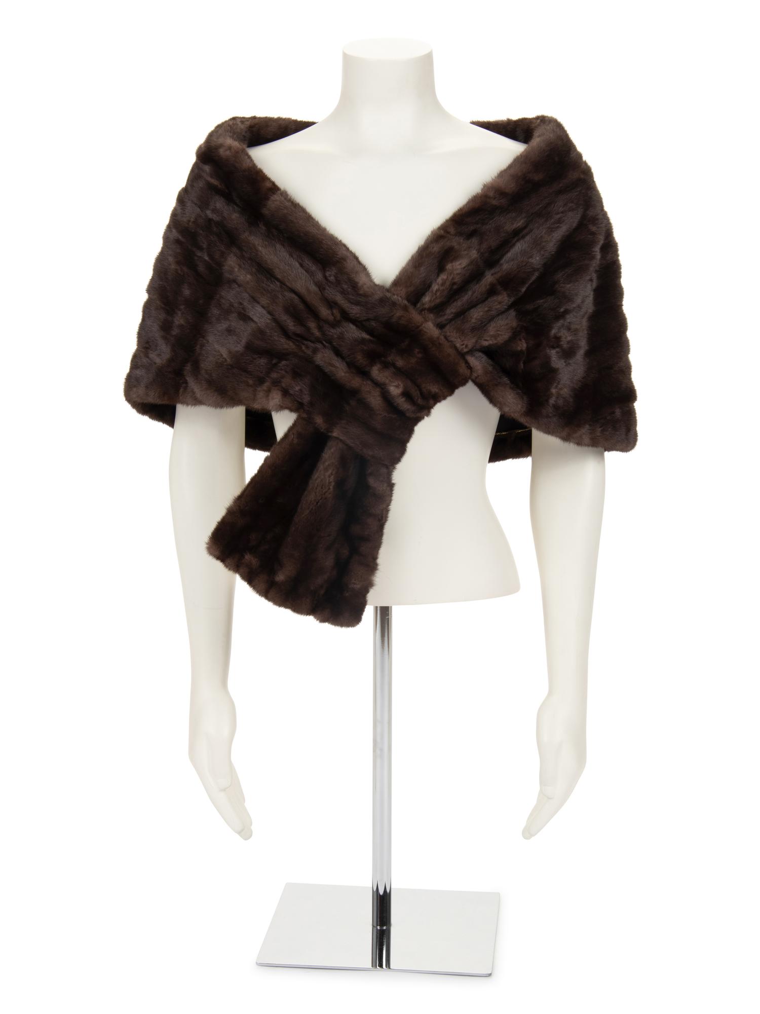 J. Mendel Mink Pull-Through Stole