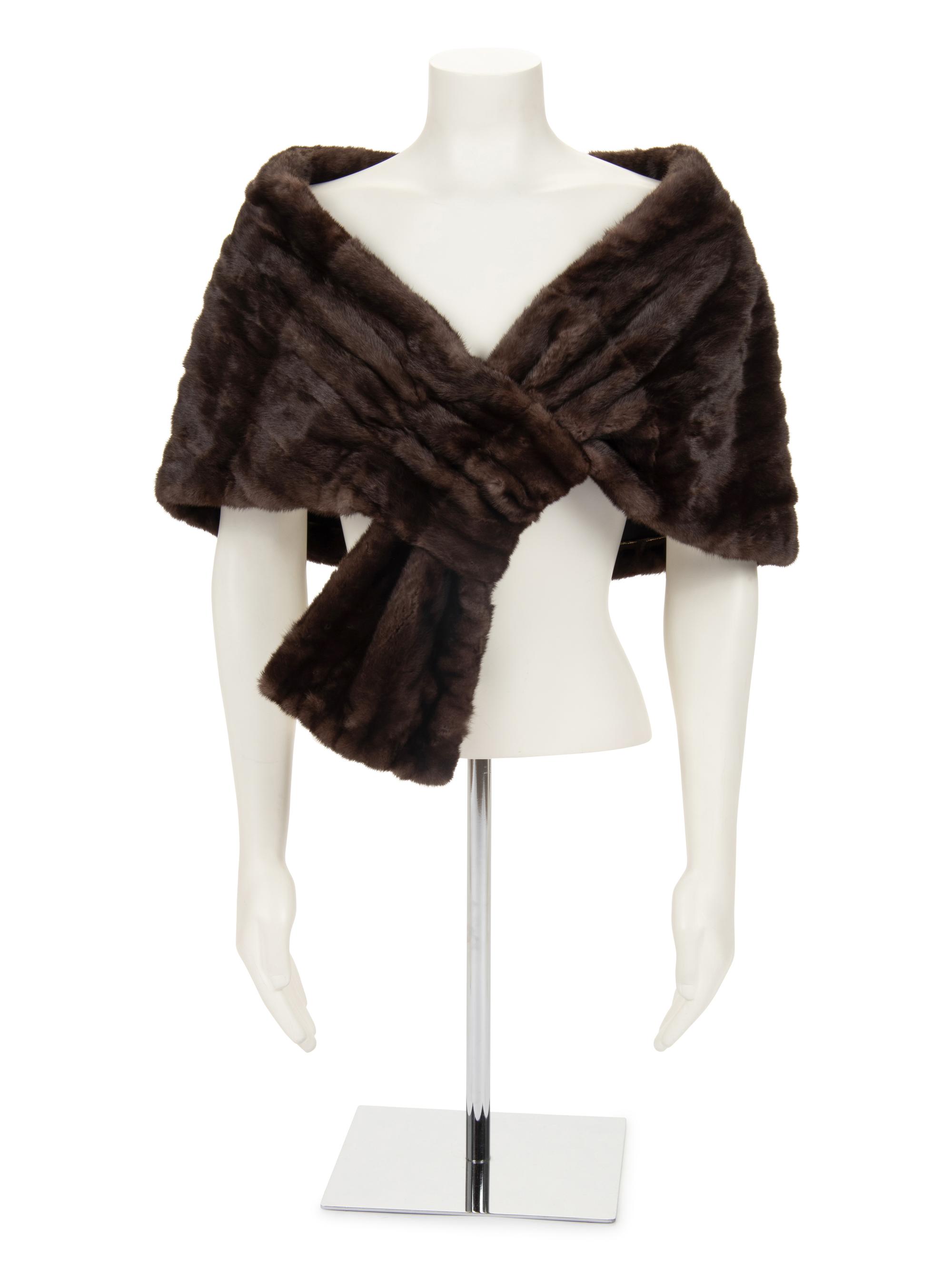 J. Mendel Mink Pull-Through Stole