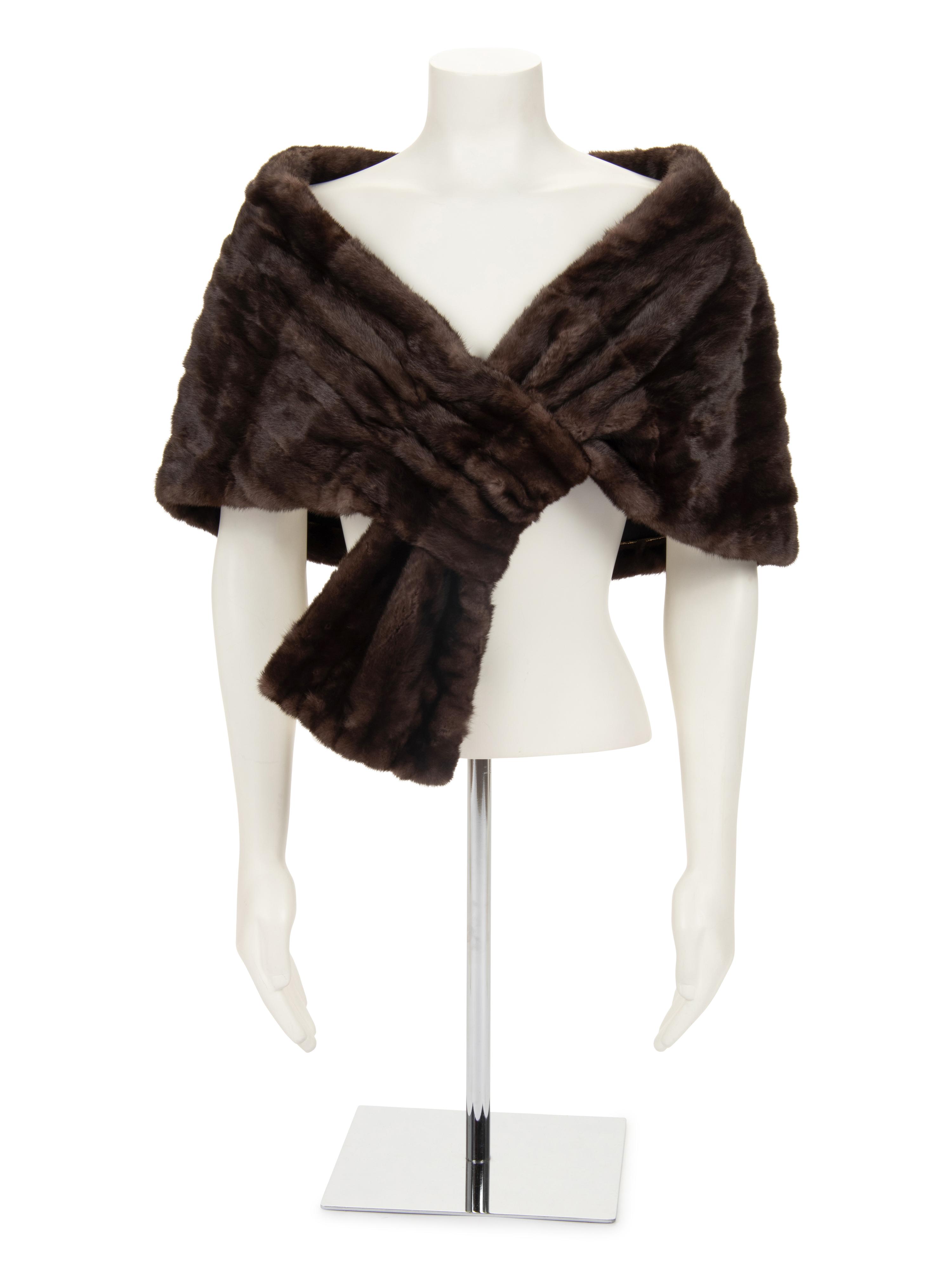 J. Mendel Mink Pull-Through Stole