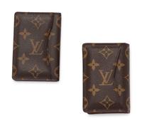 Two Louis Vuitton Wallets and One Cosmetics Pouch, 1980-2000s