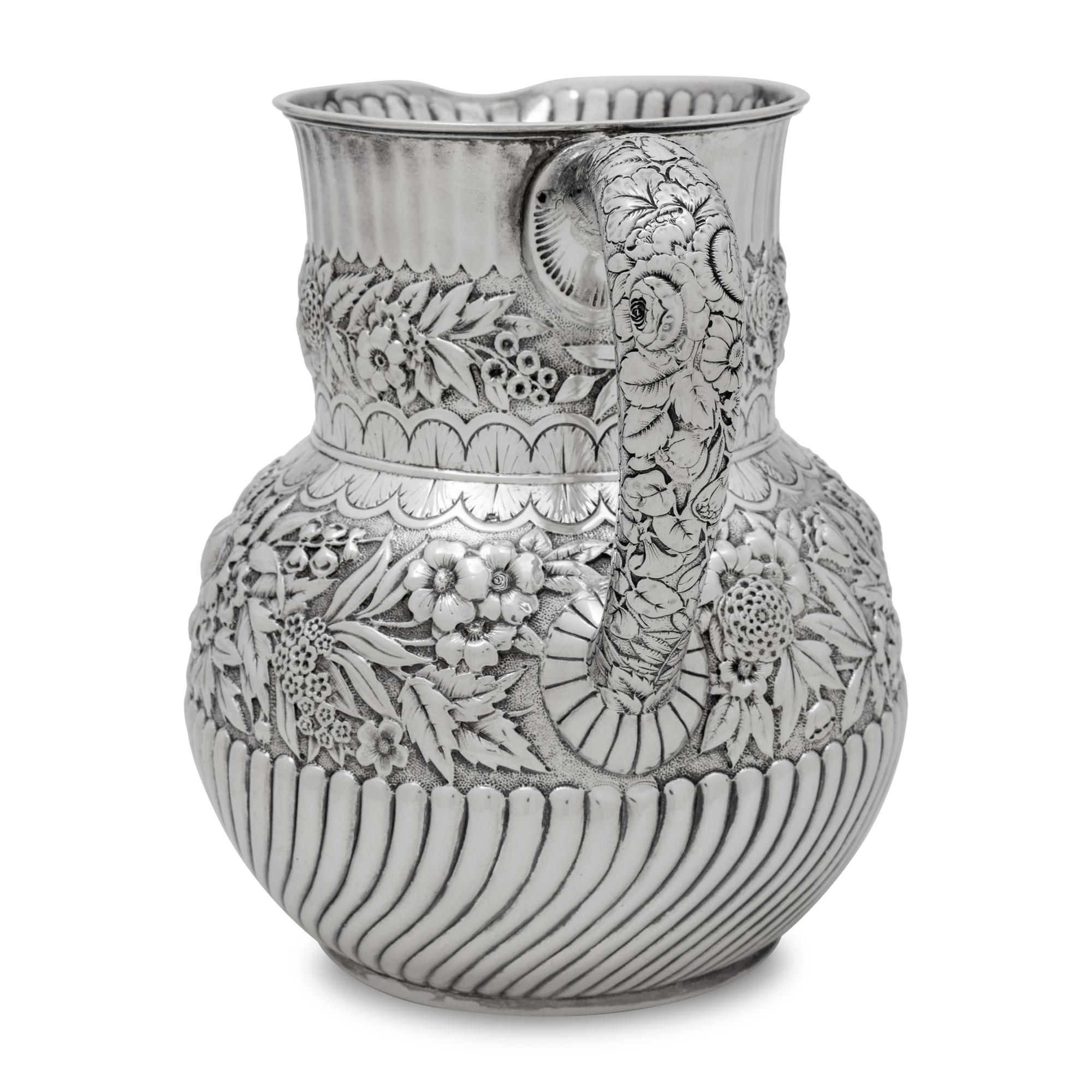 A Tiffany and Co. Silver Water Pitcher